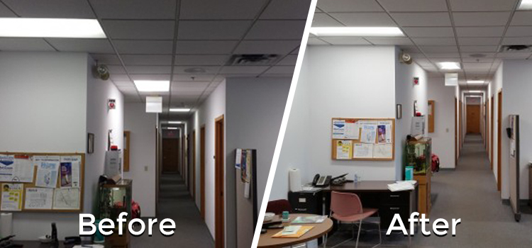 Office Lighting Retrofitting Dubai